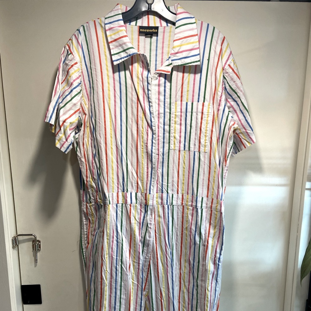 Nooworks Rainbow Short-Sleeved Jumpsuit